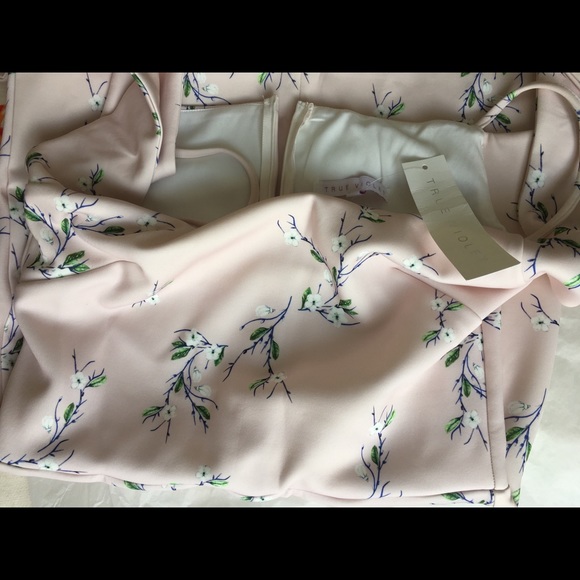 ASOS floral slip dress NWT True Violet midi dress - Picture 4 of 4